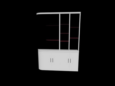Glass Home Bar 3D Model